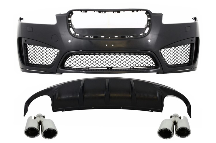 BODY KIT ZDERZAK PRZEDNI DYFUZOR JAGUAR XF X250 FACELIFT (2012-2016) XFR-S