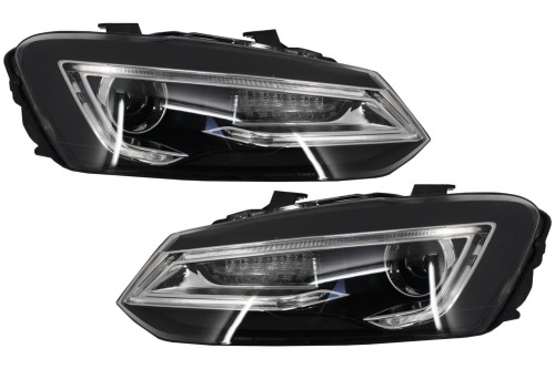 REFLEKTORY LAMPY PRZEDNIE LED XENON VW POLO 6R 6C 61 (2011-2017)