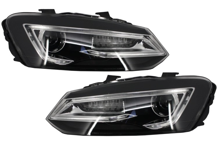 REFLEKTORY LAMPY PRZEDNIE LED XENON VW POLO 6R 6C 61 (2011-2017)