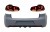 ZDERZAK TYLNY Z LAMPAMI LED VW GOLF VI (2008-2013) R20 DESIGN