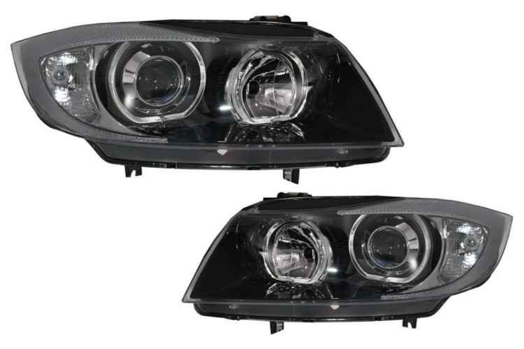 REFLEKTORY LAMPY PRZEDNIE ANGEL EYES BMW 3 SERII E90 E91 05-11