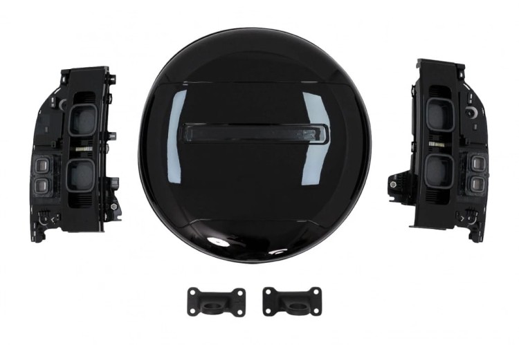 BODY KIT ZDERZAK LAMPY GRILL LAND ROVER DEFENDER SUV L663 19-UP PIANO BLACK