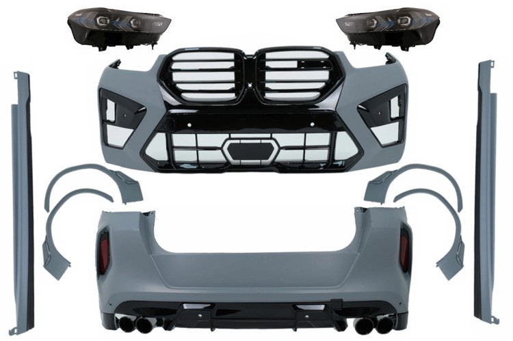 BODY KIT ZDERZAK LAMPY KONWERSJA BMW X6 G06 19-23 LCI X6M DESIGN (23+)