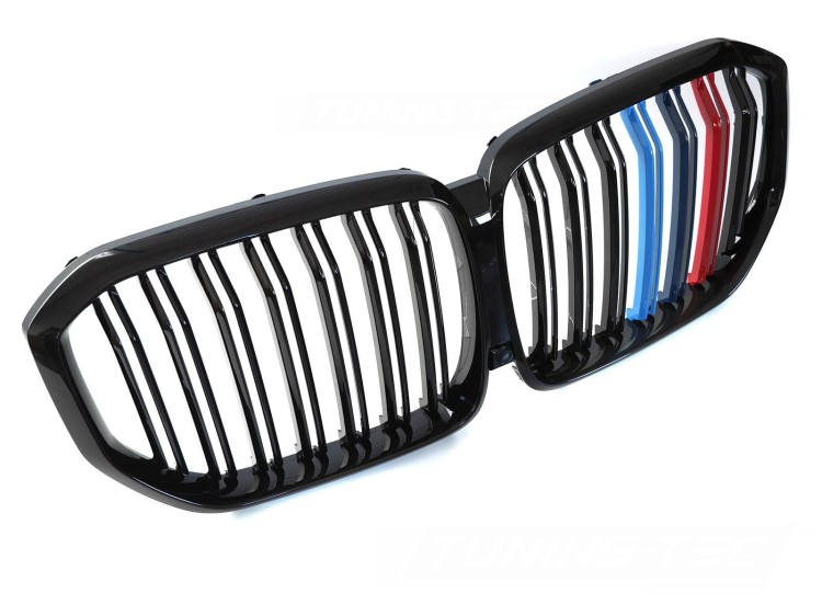 NERKI GRILL ATRAPA CZARNY POŁYSK BMW X5 G05 19-22