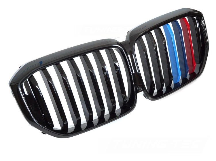 NERKI GRILL ATRAPA CZARNY POŁYSK BMW X5 G05 LCI 23+