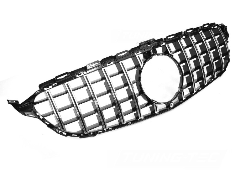 ATRAPA GRILL CHROME PANAMERICANA MERCEDES C KLASA W205 S205 C205 16-23