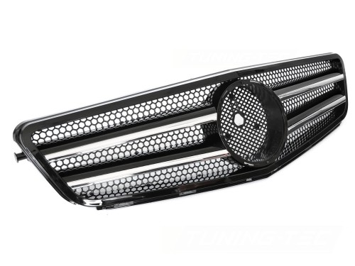 ATRAPA GRILL BLACK CHROME MERCEDES C KLASA W204 S204 07-14