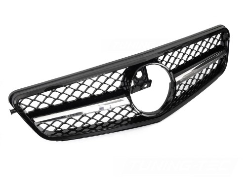 ATRAPA GRILL BLACK CHROME MERCEDES C KLASA W204 S204 07-14 AMG
