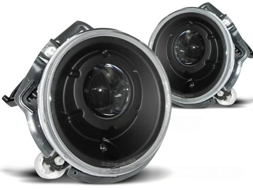 REFLEKTORY LAMPY PRZEDNIE HEADLIGHTS BLACK MERCEDES W461 W463 G-KLASA 92-06