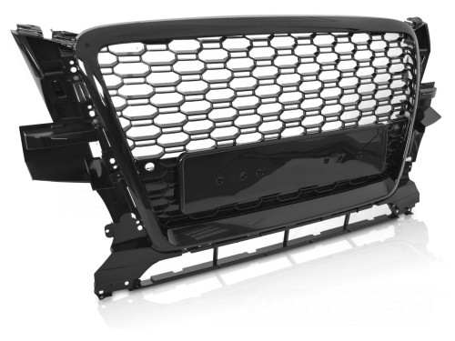 GRILL PLASTER MIODU CZARNY POŁYSK AUDI Q5 8R 08-12 RSQ5 LOOK