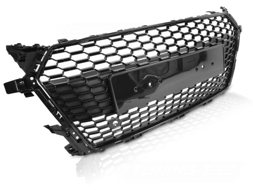 ATRAPA GRILL GLOSSY BLACK PDC AUDI TT 8S 14-18 PLASTER MIODU RSTT LOOK