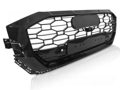 GRILL ATRAPA CHŁODNICY SPORT STYLE GLOSSY BLACK PDC AUDI Q8 18-23