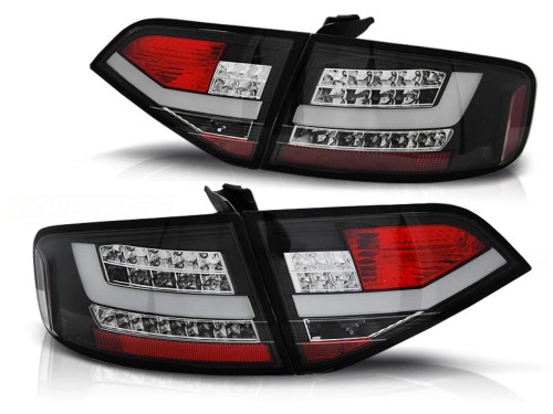 LAMPY TYLNE BLACK AUDI A4 B8 08-11 SEDAN