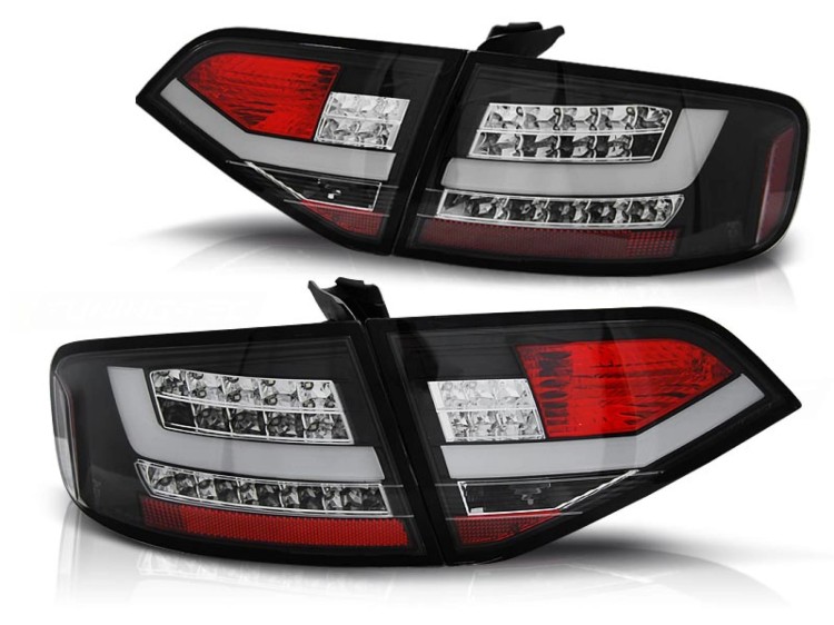 LAMPY TYLNE BLACK AUDI A4 B8 08-11 SEDAN