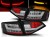 LAMPY TYLNE BLACK AUDI A4 B8 08-11 SEDAN
