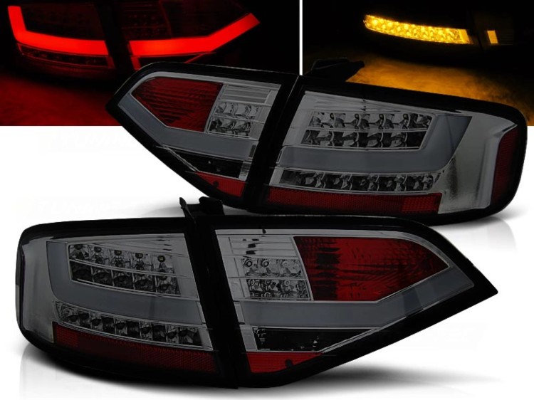 LAMPY TYLNE SMOKE AUDI A4 B8 08-11 SEDAN LED