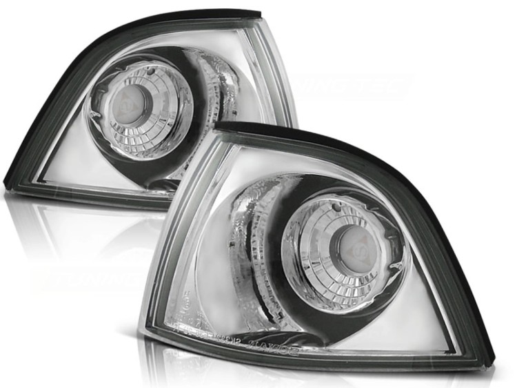 KIERUNKOWSKAZY MIGACZE PRZEDNIE CHROME BMW E36 12.90-09.99 COUPE