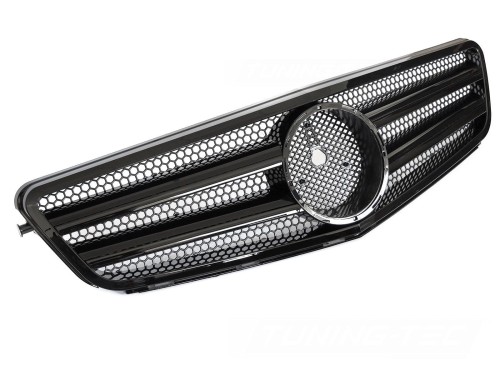 ATRAPA GRILL CZARNY POŁYSK MERCEDES C KLASA W204 / S204 07-14