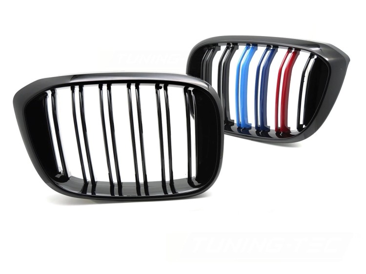 NERKI GRILL ATRAPA CZARNY POŁYSK BMW X3 G01 17-21 X4 G02 18-21