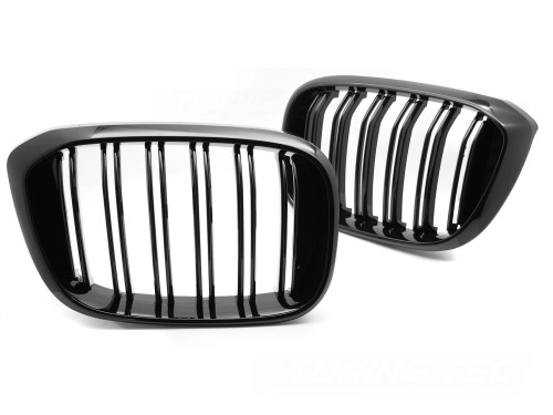 NERKI GRILL ATRAPA CZARNY POŁYSK BMW X3 G01 17-21 X4 G02 18-21