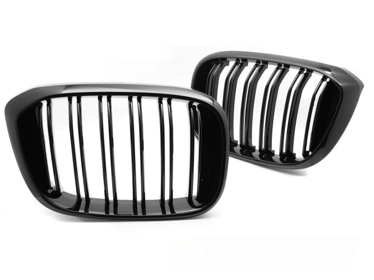 NERKI GRILL ATRAPA CZARNY POŁYSK BMW X3 G01 17-21 X4 G02 18-21
