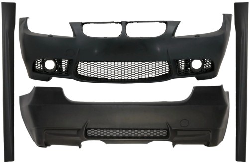 BODY KIT ZDERZAK PRZEDNI TYLNY GRILL PROGI BMW 3 SERII E90 (04-08) M3 LOOK