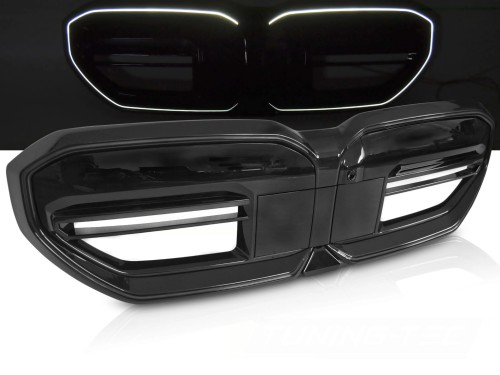 NERKI GRILL ATRAPA CZARNY POŁYSK LED BMW SERII 5 G60 G61 23+