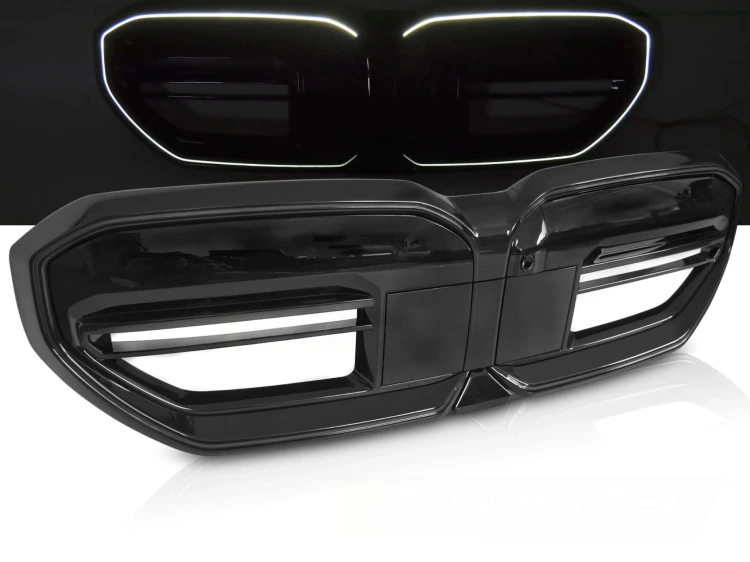 NERKI GRILL ATRAPA CZARNY POŁYSK LED BMW SERII 5 G60 G61 23+