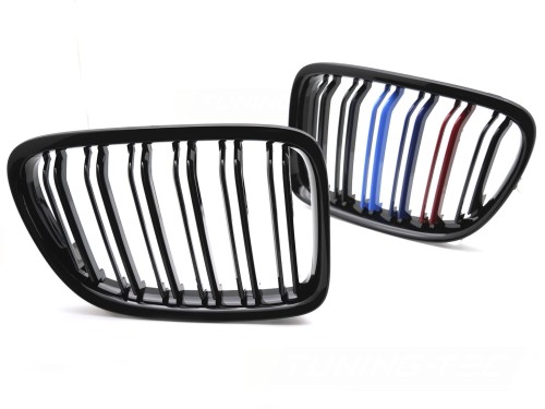 NERKI GRILL ATRAPA CZARNY POŁYSK BMW X1 E84 09-14