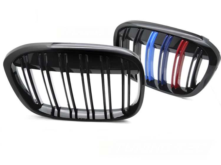 NERKI GRILL ATRAPA CZARNY POŁYSK BMW X1 F48 15-20