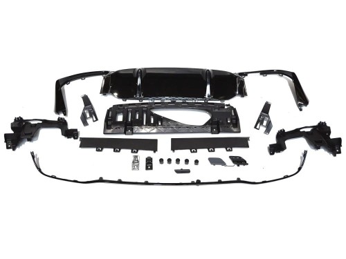 ZDERZAK TYLNY PDC BLACK MERCEDES E KLASA W213 4D 20-23 E63 STYL