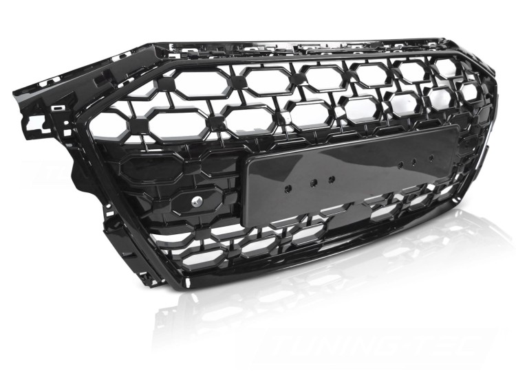 ATRAPA GRILL GLOSSY BLACK PDC AUDI A3 8Y 19-24 RS3 LOOK