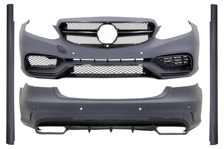 BODY KIT ZDERZAK PRZEDNI TYLNY MERCEDES E KLASA W212 FACELIFT (13-16) E63