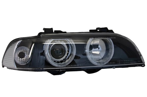 REFLEKTORY LAMPY PRZEDNIE ANGEL EYES BMW 5 SERII E39 96-03 FACELIFT DESIGN