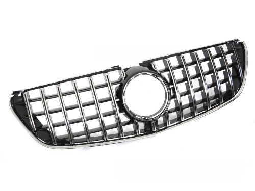 ATRAPA GRILL CHROME BLACK MERCEDES V-CLASS W447 14-19 PANAMERICANA