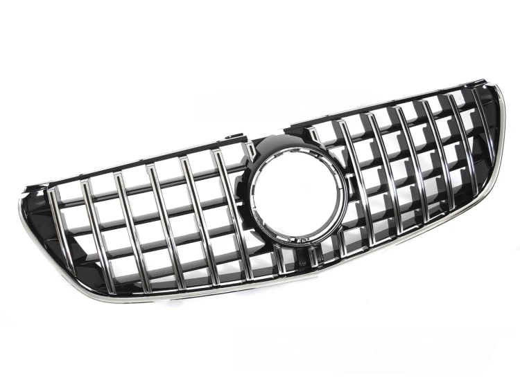 ATRAPA GRILL CHROME BLACK MERCEDES V-CLASS W447 14-19 PANAMERICANA
