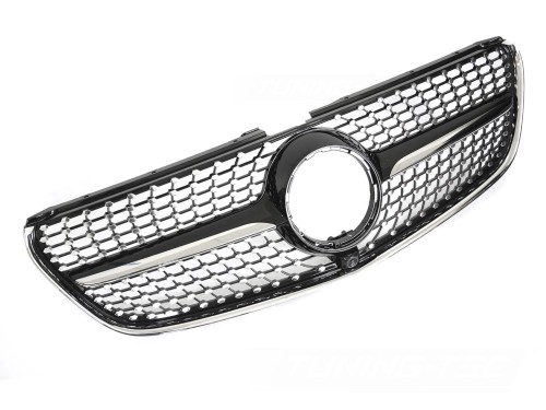 ATRAPA GRILL BLACK CHROME MERCEDES V-CLASS W447 14-19 AMG