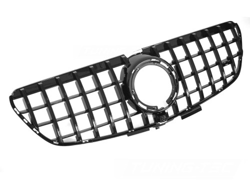ATRAPA GRILL GLOSSY BLACK MERCEDES V-CLASS W447 20-23 PANAMERICANA