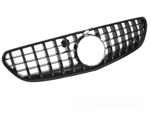 ATRAPA GRILL GLOSSY BLACK MERCEDES E KLASA C217 / A217 14-20 PANAMERICANA