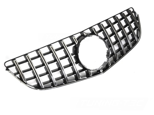 ATRAPA GRILL CHROME BLACK MERCEDES E KLASA C207 A207 13-17 PANAMERICANA