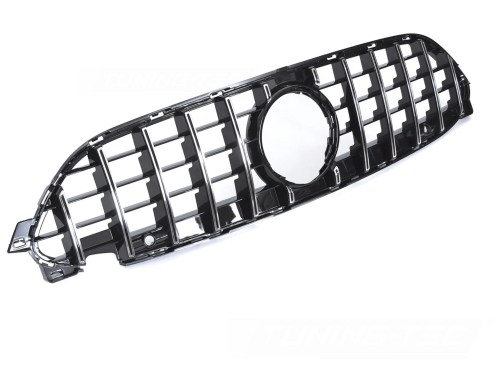 ATRAPA GRILL CHROME BLACK MERCEDES CLE C236 A236 23+ PANAMERICANA