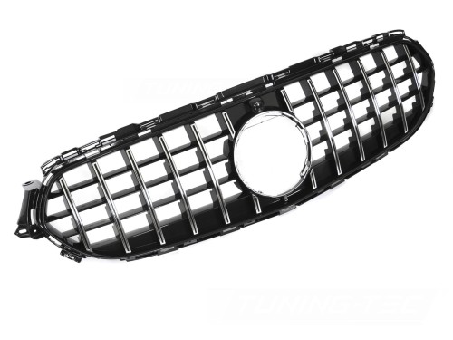 ATRAPA GRILL CHROME BLACK MERCEDES E KLASA W213 S213 20-23 PANAMERICANA