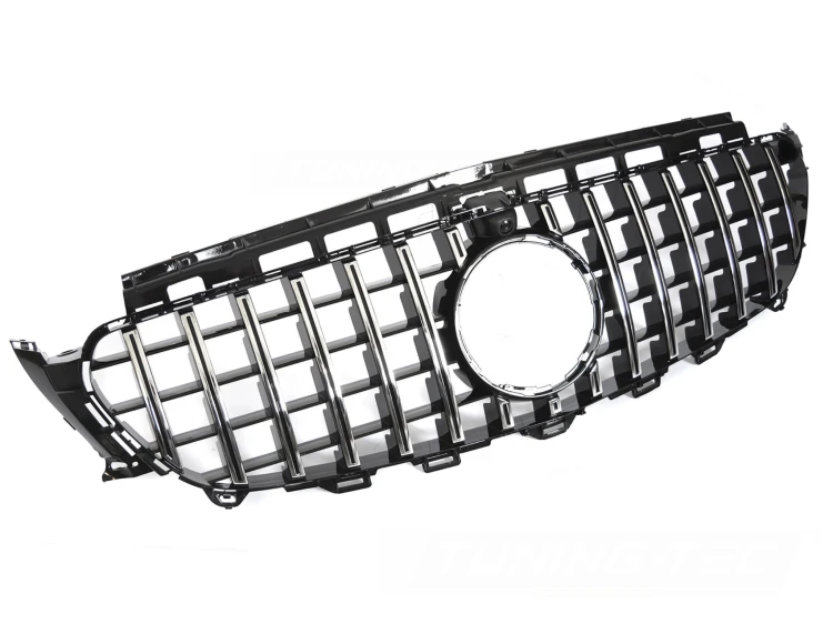 ATRAPA GRILL CHROME BLACK MERCEDES E KLASA W213 S213 16-19 PANAMERICANA