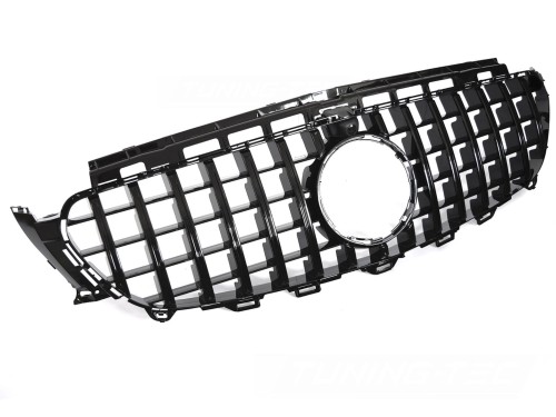 ATRAPA GRILL GLOSSY BLACK MERCEDES E KLASA W213 S213 16-19 PANAMERICANA