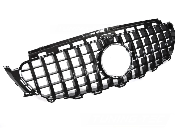 ATRAPA GRILL GLOSSY BLACK MERCEDES E KLASA W213 S213 16-19 PANAMERICANA