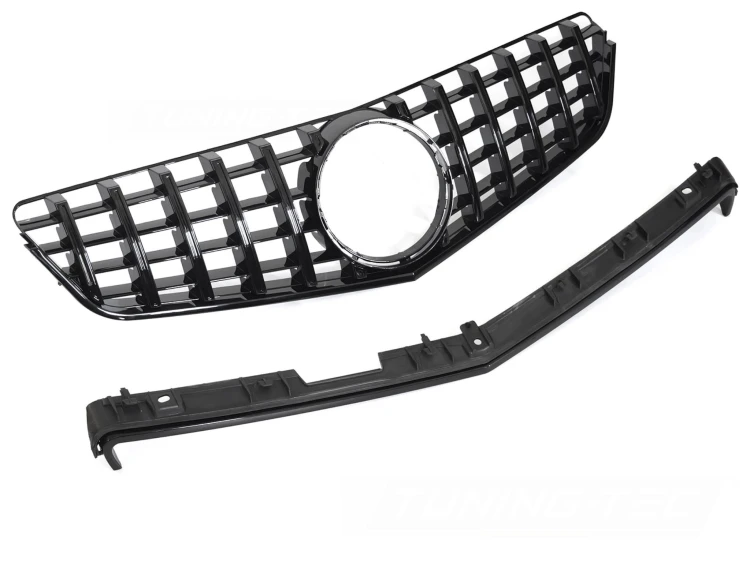 ATRAPA GRILL GLOSSY BLACK MERCEDES E KLASA C207 A207 09-13 PANAMERICANA