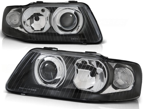 LAMPY PRZEDNIE REFLEKTORY BLACK AUDI A3 09.00-05.03