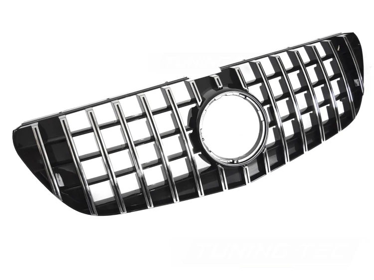 GRILL ATRAPA CHROME BLACK MERCEDES VITO W447 14-19 PANAMERICANA