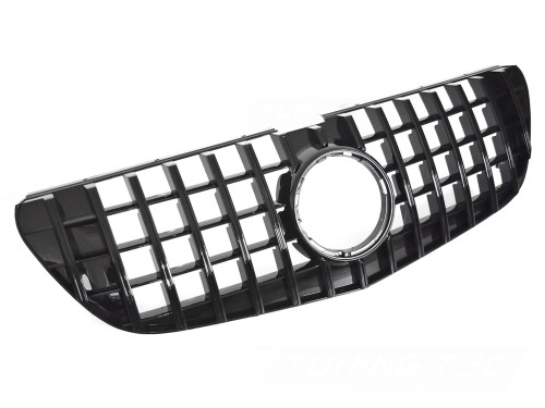 ATRAPA GRILL GLOSSY BLACK MERCEDES VITO W447 14-19 PANAMERICANA