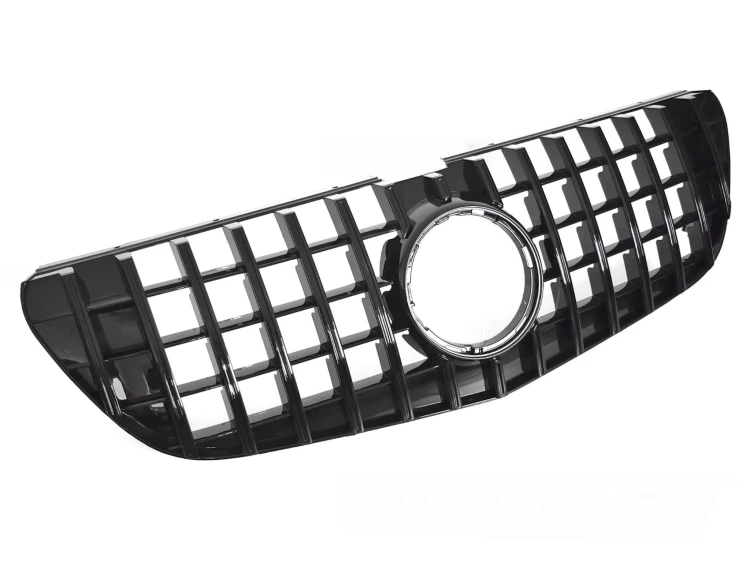 ATRAPA GRILL GLOSSY BLACK MERCEDES VITO W447 14-19 PANAMERICANA